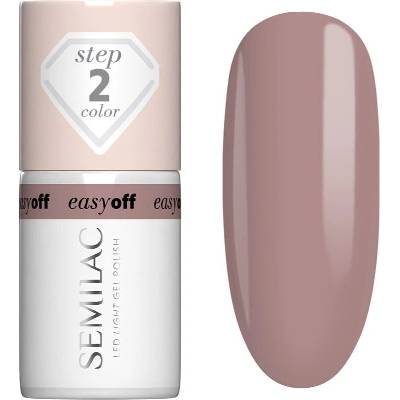 Semilac Easy Off Step 2 gelový lak na nehty s použitím UV/LED lampy odstín Mocha Cream 7 ml