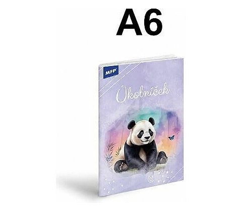 MFP Úkolníček A6 Panda