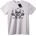 NOONEBRAND Тениска Skull & Бутала - 2XL, White