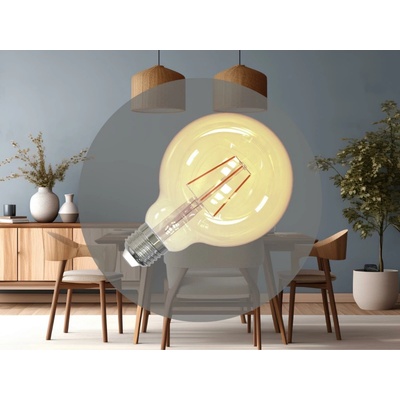 Nedes LED Žiarovka FILAMENT VINTAGE G95 E27/4W/230V 2000K