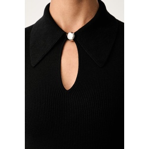 HUGO BOSS рокля с вълна Sdropy (50562691)