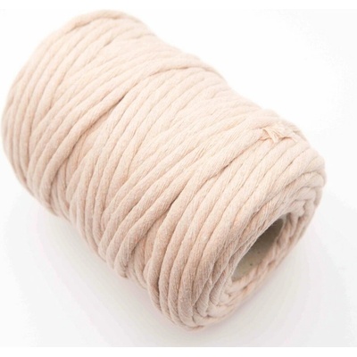 Macrame - béžová - priemer 0,5 cm - návin 50 metrov