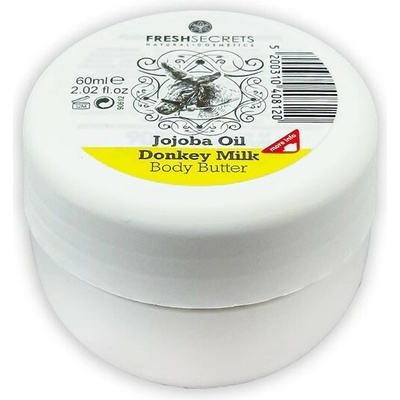 Madis Fresh Secrets Body Butter with Donkey Milk & Jojoba Oil telové maslo s oslím mliekom a jojobovým olejom 60 ml