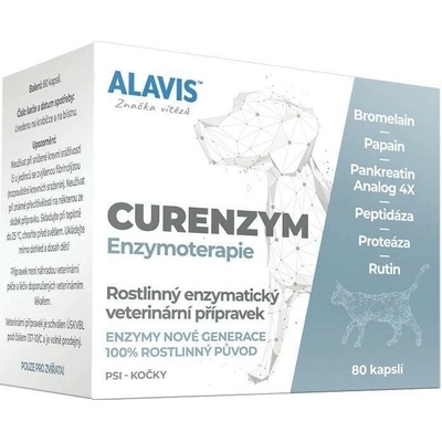 Alavis ALAVIS™ CURENZYM Enzymoterapie - Varianta: 80 kapslí
