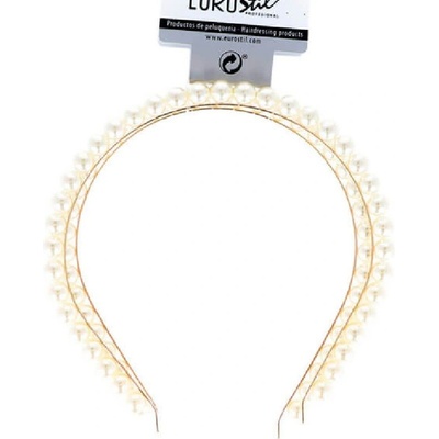 Eurostil Peard Gold Hair Clips - ozdoby do vlasov (sponky, čelenky, klipsy) VÝPREDAJ: 06940 - čelenky 2ks/bal