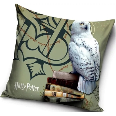 Carbotex Vankúš Harry Potter motív Sova Hedvika 40x40