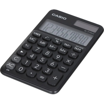 Casio calculator pocket sl-310uc-bk black, 10 digit display (sl-310uc-bk box)