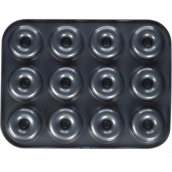 de Buyer forma 4712.12 na mini savariny nebo donuty 12 ks nepřilnavý povrch 34,3x26,2x2,2cm 7cm