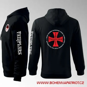 mikina s kapucí Templář 2MZ černá