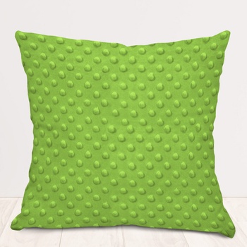 Biante Minky 3D bodky MKP-007 Hráškovo zelená 45 x 45 cm