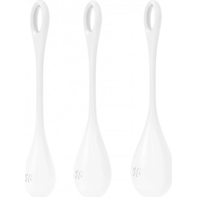 Satisfyer Yoni Power 1 Vaginální činky Training Set, bílá