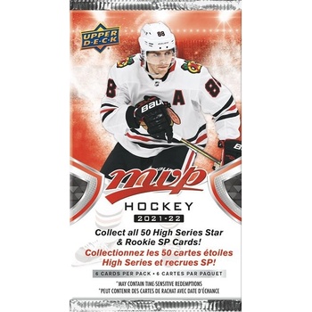 Upper Deck Hokejové karty NHL 2021 22 MVP Retail Balíček