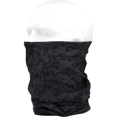 šátek 101 Inc Tactical Wrap Coolmax Skull černý