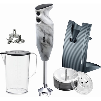 Bamix Swissline 200 W typ C Design Edition White Marble 1002.507