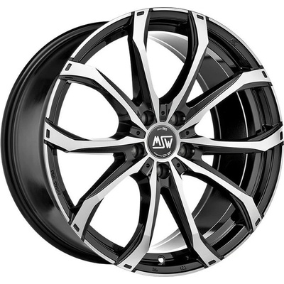 MSW 48 9x19 5x112 ET21 black polished