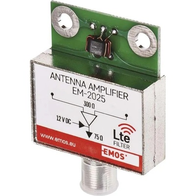 EMOS Anténní předzesilovač 25dB VHF/UHF J5802 – Zboží Mobilmania