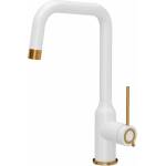 Quadron Кухненски смесител Quadron Unique Q-Line Natalie бял - меден (3523501_WHMPVDC1)