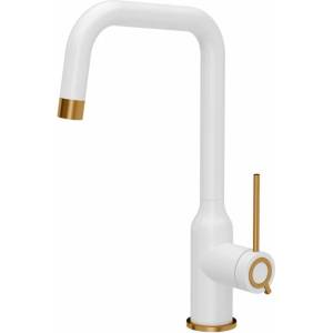 Quadron Кухненски смесител Quadron Unique Q-Line Natalie бял - меден (3523501_WHMPVDC1)