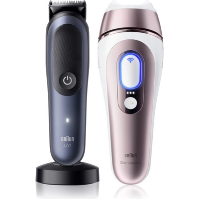 Braun Smart IPL Skin i·expert & All in One комплект за грижа за косата, брадата и тялото