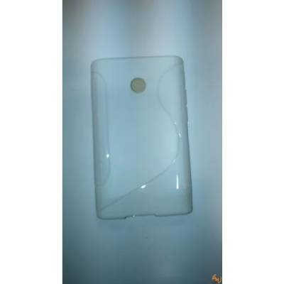 LG Силиконов калъф за lg l3 бял