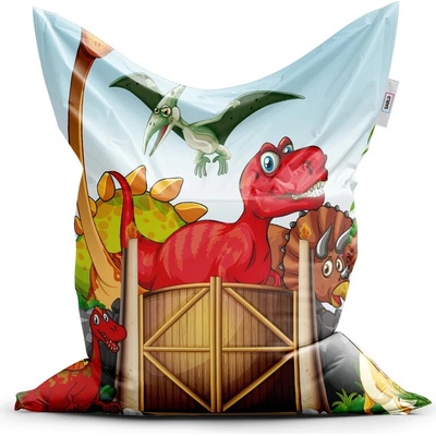 Sablio Sedací vak Dinosauri 4 200x140 cm