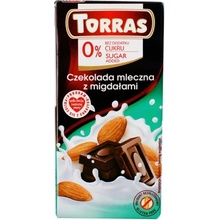 Torras mliečna čokoláda s mandľami 75g