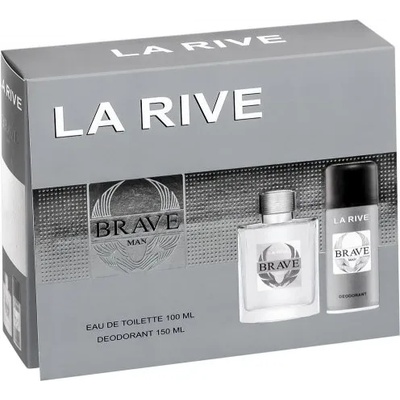 La Rive Brave Man - Подаръчен комплект за мъже - тоалетна вода + дезодорант