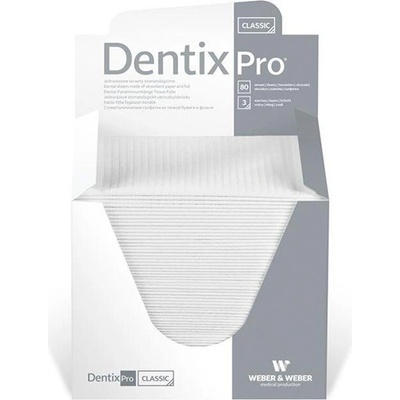 podbradníky DentixPro Classic 33 x 48 cm v boxe biele