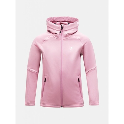 Peak Performance Jr Rider Zip Hood Bitter Root