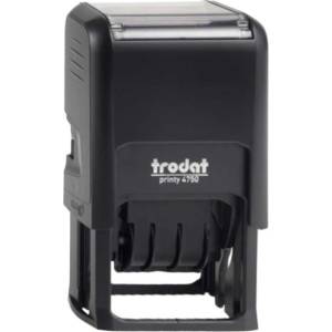 TRODAT Печат TRODAT Printy 4.0 4750 дата+текст с надпис UNG черна подложка 4750-P4-UNG-F (4750-P4-UNG-F)