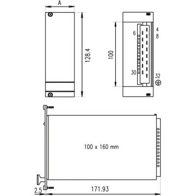 nVent SCHROFF 21005475 Přední panel 1 ks