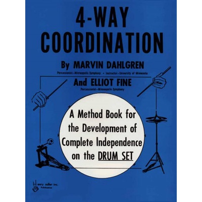 4 WAY COORDINATION a metód book for drum set