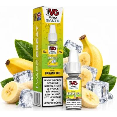 IVG Pro Salts Banana Ice 10 ml 10 mg