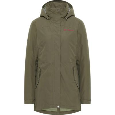 Vaude Дамско яке парка Vaude Women's Pellice Wool Parka - Khaki - размер 40 (EU) (105-3728-0514)