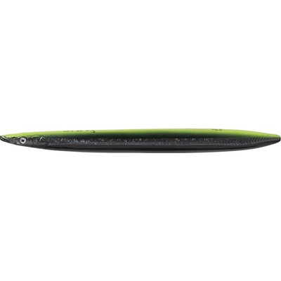Savage Gear Pilker Line Thru Sandeel Black N Yellow Glow 11cm 15 g