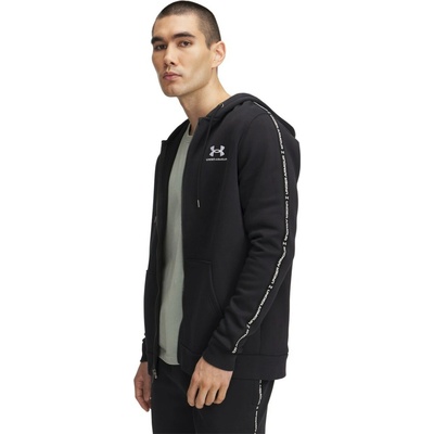 Under Armour Icon Fleece Fz Taping 1390298-001 čierna