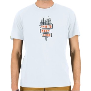 Karpos Мъжка тениска Karpos Outdoors Trees T-Shirt - Bright White / Print 1 - размер L (216-8347-0113)