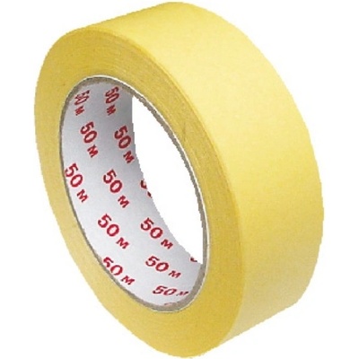 Wimex Lepiaca páska krepová žltá 30 mm x 50 m