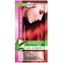 Marion Hair Color Shampoo 65 Wine Red barevný tónovací šampon vínově červená 40 ml