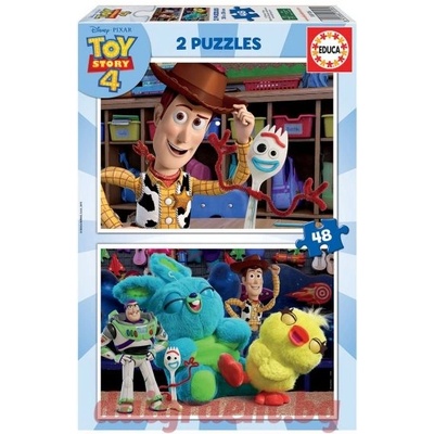 Educa Пъзел EDUCA 18106 - 2 х 48 части - Toy Story 4 (EDU18106)
