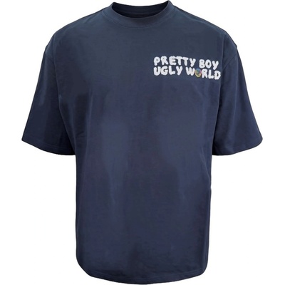 Pretty boy ugly world Детска тениска PRETTY BOY UGLY WORLD The Pretty Boy Ugly World Regular Fit T-Shirt Mens - Blue