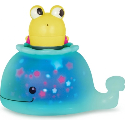 Battat Светеща играчка за баня Battat - Кит с фигурка Жабка (BTBX2277)