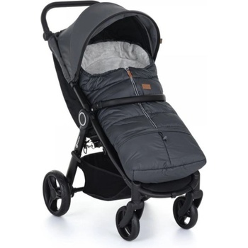 Petite&Mars Zimný set Jibot 3v1 + rukavice Jasie Charcoal Grey