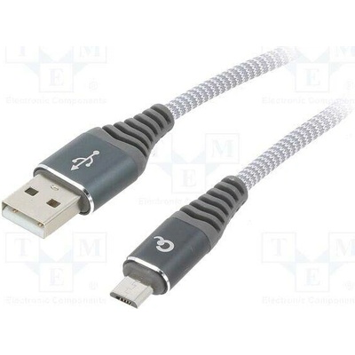 Gembird CC-USB2B-AMMBM-2M-WB2 USB 2.0 USB A vidlice USB B micro vidlice