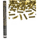 PartyDeco Vystreľovacie konfety zlaté 60 cm