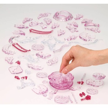 HCM Kinzel 3D Crystal puzzle Královský kočár 67 ks