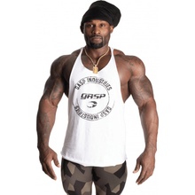 Gasp Stringer WHITE pánske športové fitness voľné tielko biele