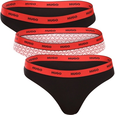 HUGO Комплект от три - дамски тангa HUGO многоцветни HUGO | Cheren Sin Mnogotsveten | ЖЕНИ | S