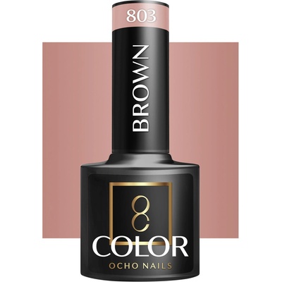 Ocho Nails lak na nechty hnedý 803 5 g