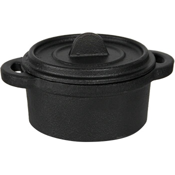 HORECANO HORECANO-Мини касерола чугун за сервиране КРЪГ Ø10хh5cm (HC-93879) (0193879)